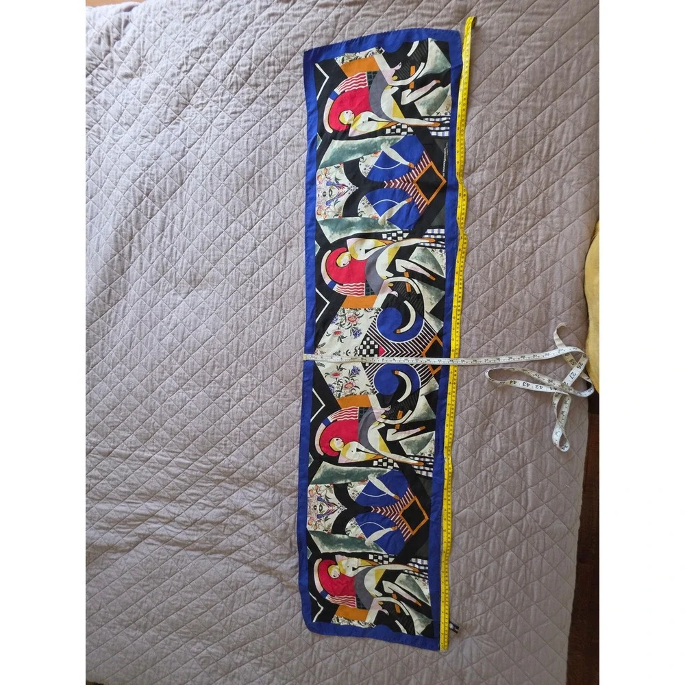 Thundershower H Lyman Sayen‎ Silk Scarf Smithsonian Institute Art To Wear